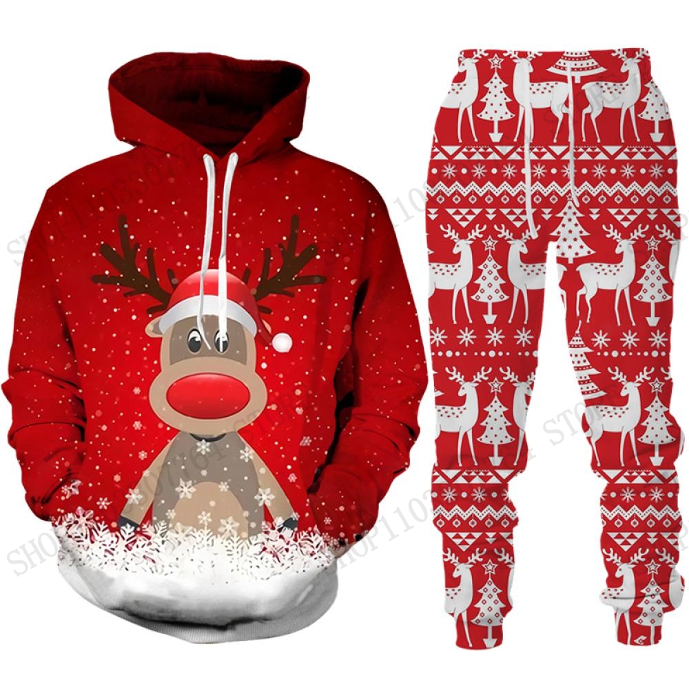 Women'S Fashion Suit - Conjunto de Moletom com Estampa 3D