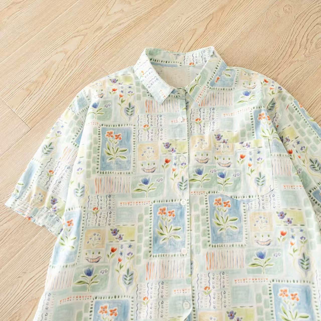 Women Fashion Japan - Camisas de algodão de manga curta