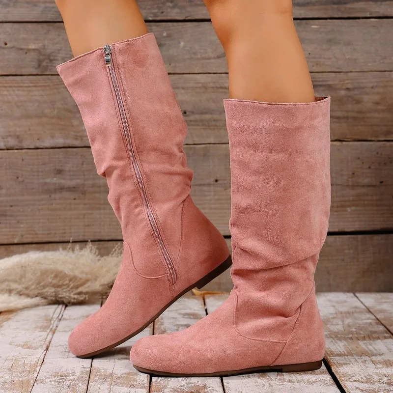 Women'S Fashion Boots 2025 - 2025 inverno nova moda zíper lateral