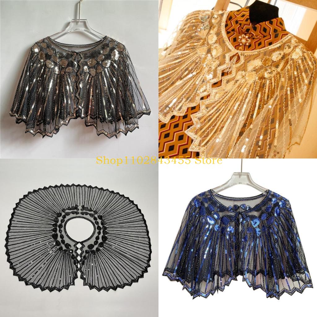 Women'S Fashion Roaring 20S - 49MC Lantejoulas Flapper Xaile Gatsby Acessórios