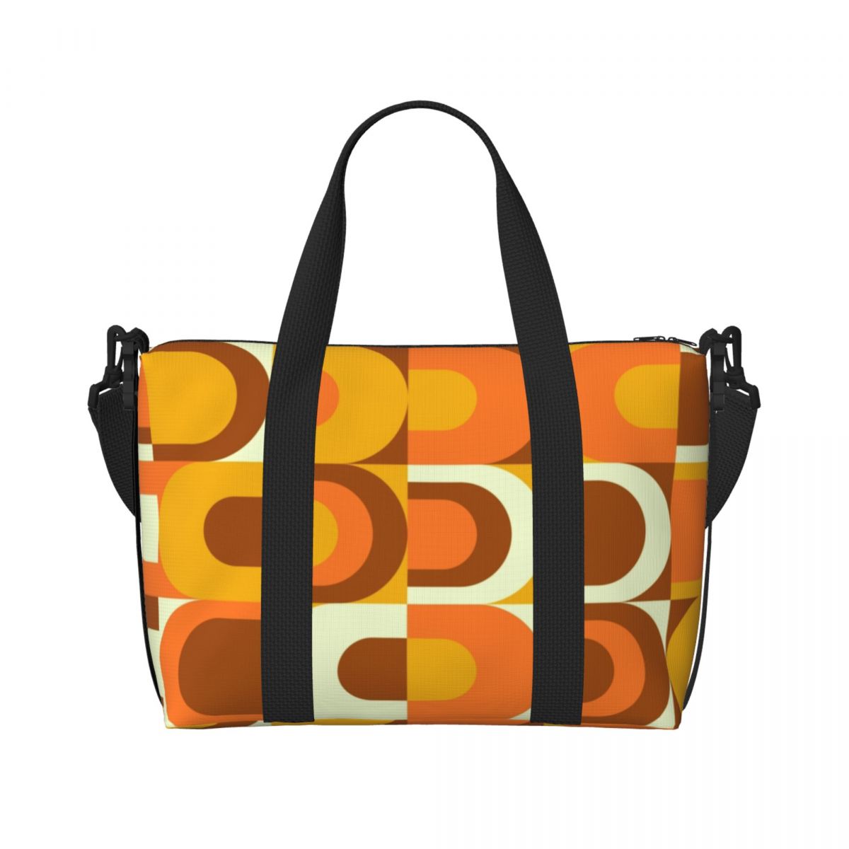 Women'S Fashion Of The 70S - Personalizado 70s padrão industrial em tons
