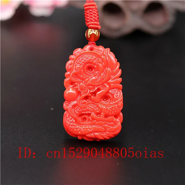 Women And Men Fashion - Pingente de pedra de jade coral