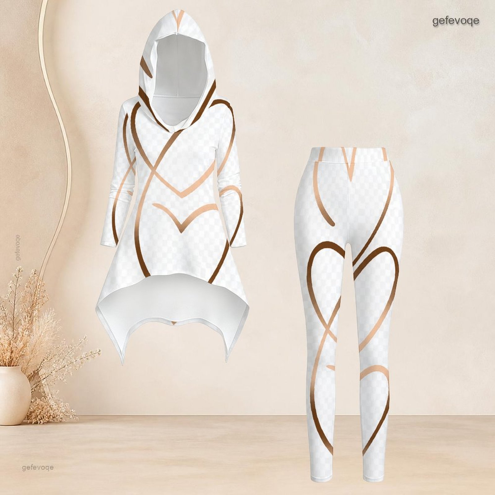 Women'S Fashion Suit - Conjunto Casual Feminino de 2 Peças: