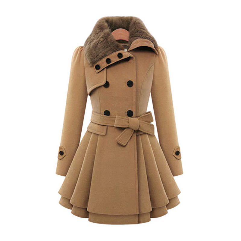 Sherpa Coat Women - Inverno fino longo lã sherpa casacos