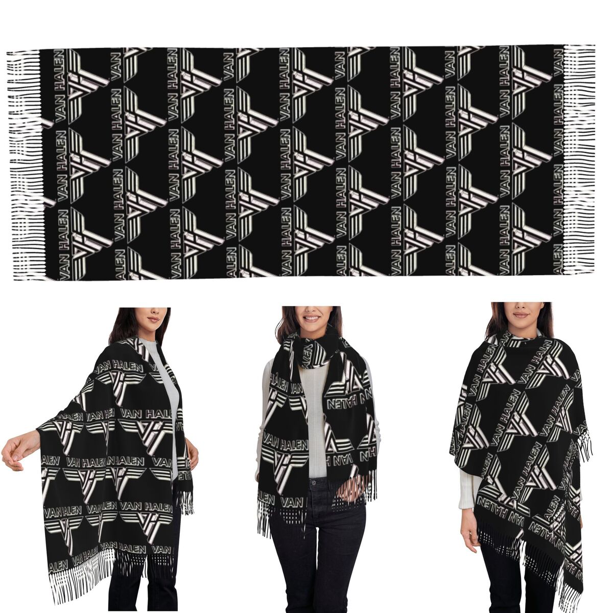 Cachecol com o logotipo Van Ha - Women Fashion Logo avaliação e preço