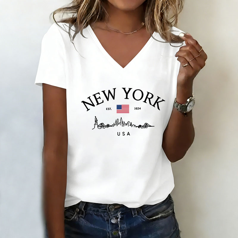 Camiseta Fashion com Decote em - Women'S Fashion York avaliação e preço