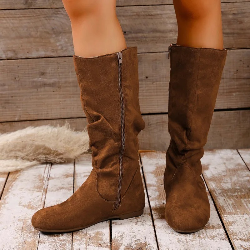 2025 inverno nova moda zíper l - Women'S Fashion Boots 2025 avaliação e preço