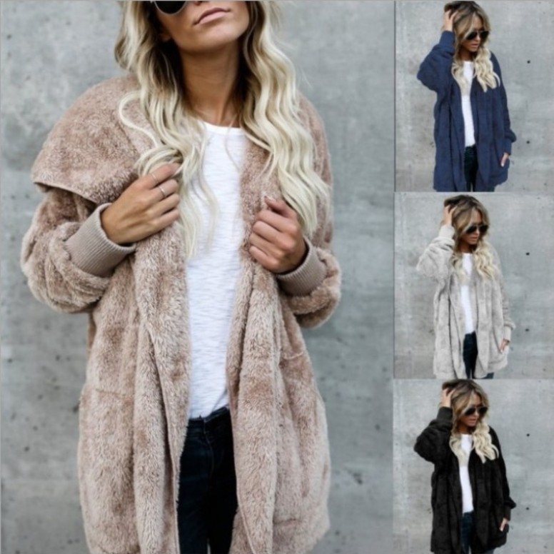 Casaco de pele sintética de pe - Sherpa Coat Women avaliação e preço