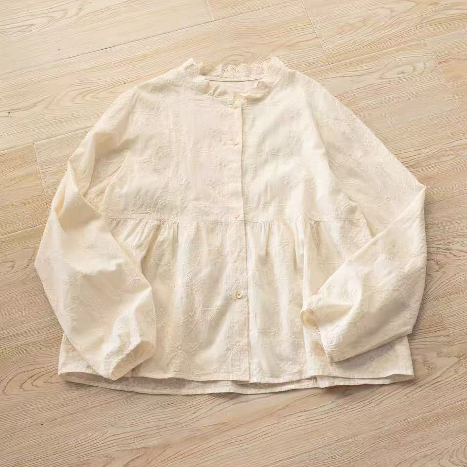 2027 Blusas de manga comprida  - Women Fashion Japan avaliação e preço