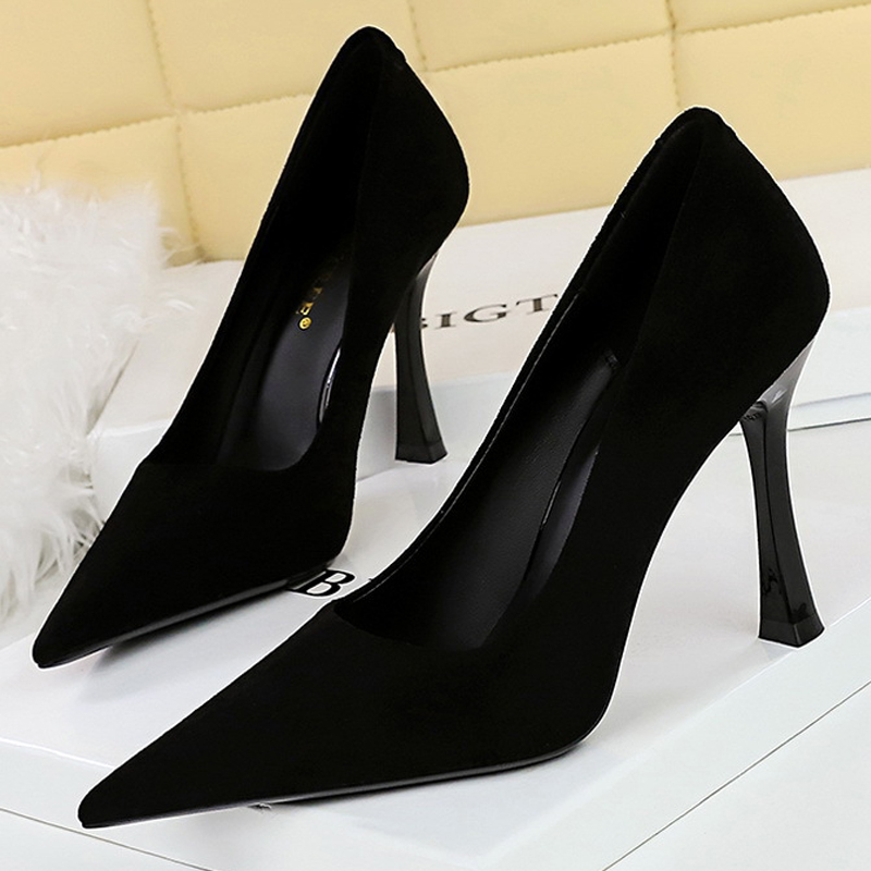 Bigtree sapatos camurça preto  - Xxl Women Fashion avaliação e preço