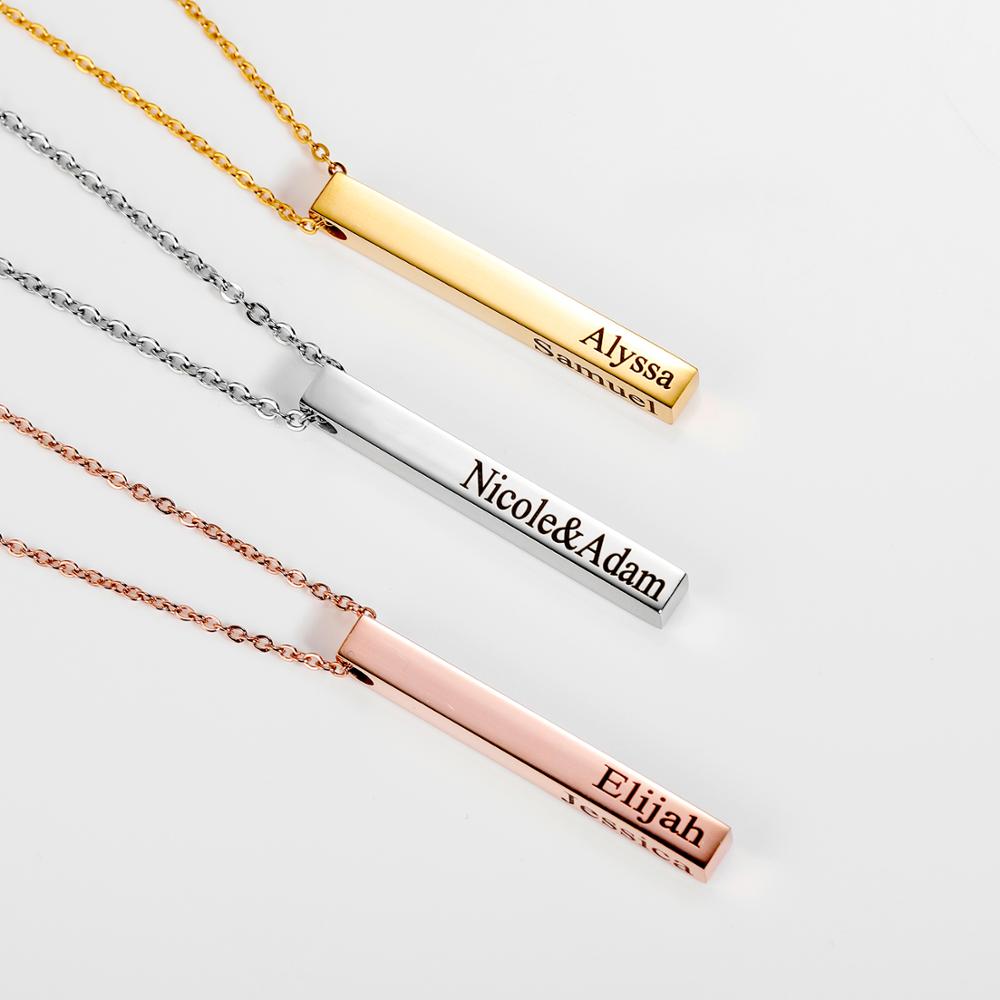 Colar Personalizado Barra Vert - Women Fashion Name Ideas avaliação e preço