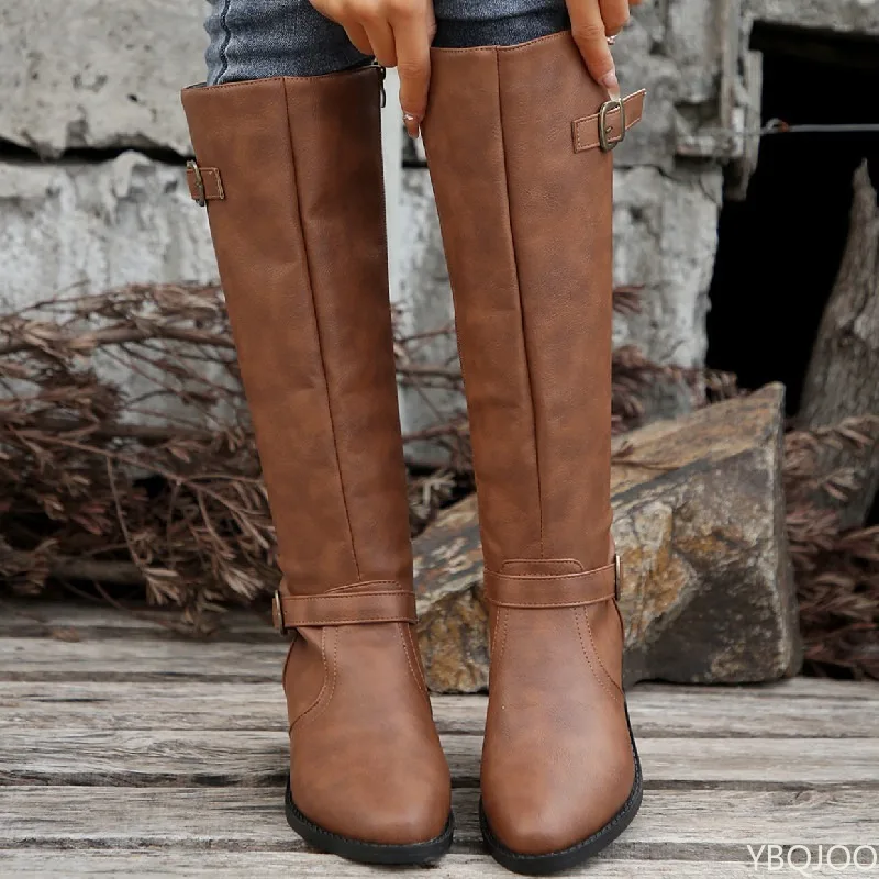 Retro minimalista plissado fiv - Women'S Fashion Boots 2025 avaliação e preço