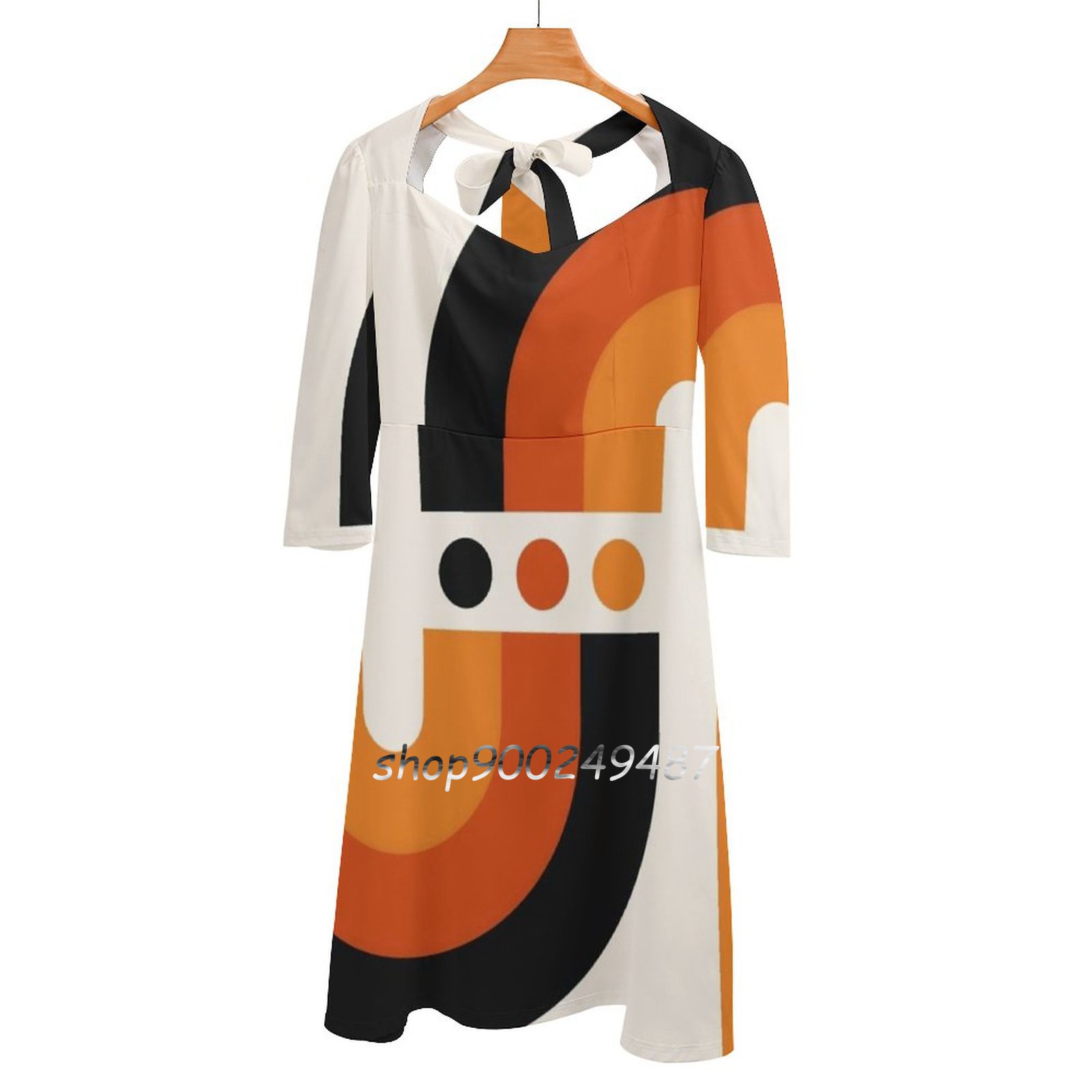 Vestido feminino arco-íris Fla - Women'S Fashion Of The 70S avaliação e preço