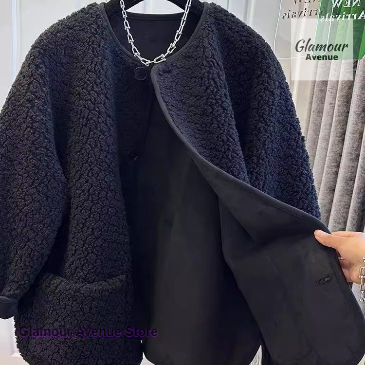 Casaco de lã de cordeiro estil - Sherpa Coat Women avaliação e preço