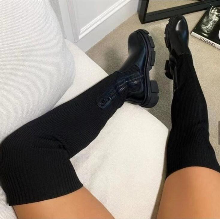 Botas femininas acima do joelh - Women'S Fashion Boots 2025 avaliação e preço
