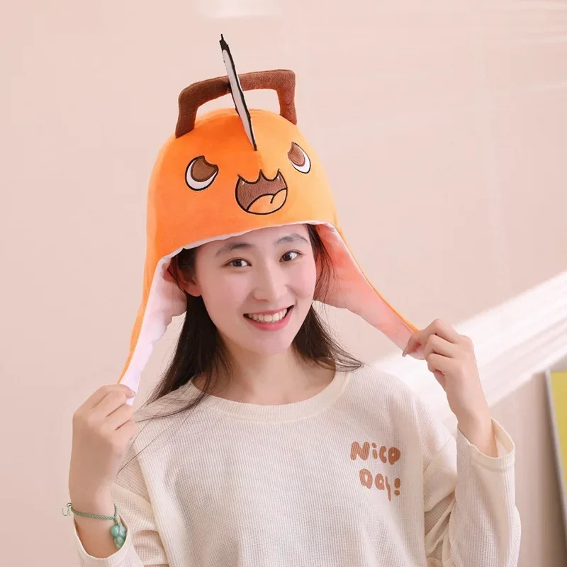 Anime motosserra homem pochita - Women Fashion Hats avaliação e preço