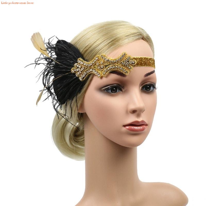 Acessórios cabelo f92d para mu - Women'S Fashion Roaring 20S avaliação e preço