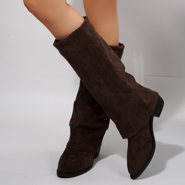 Botas altas do joelho das mulh - Women'S Fashion Boots 2025 avaliação e preço