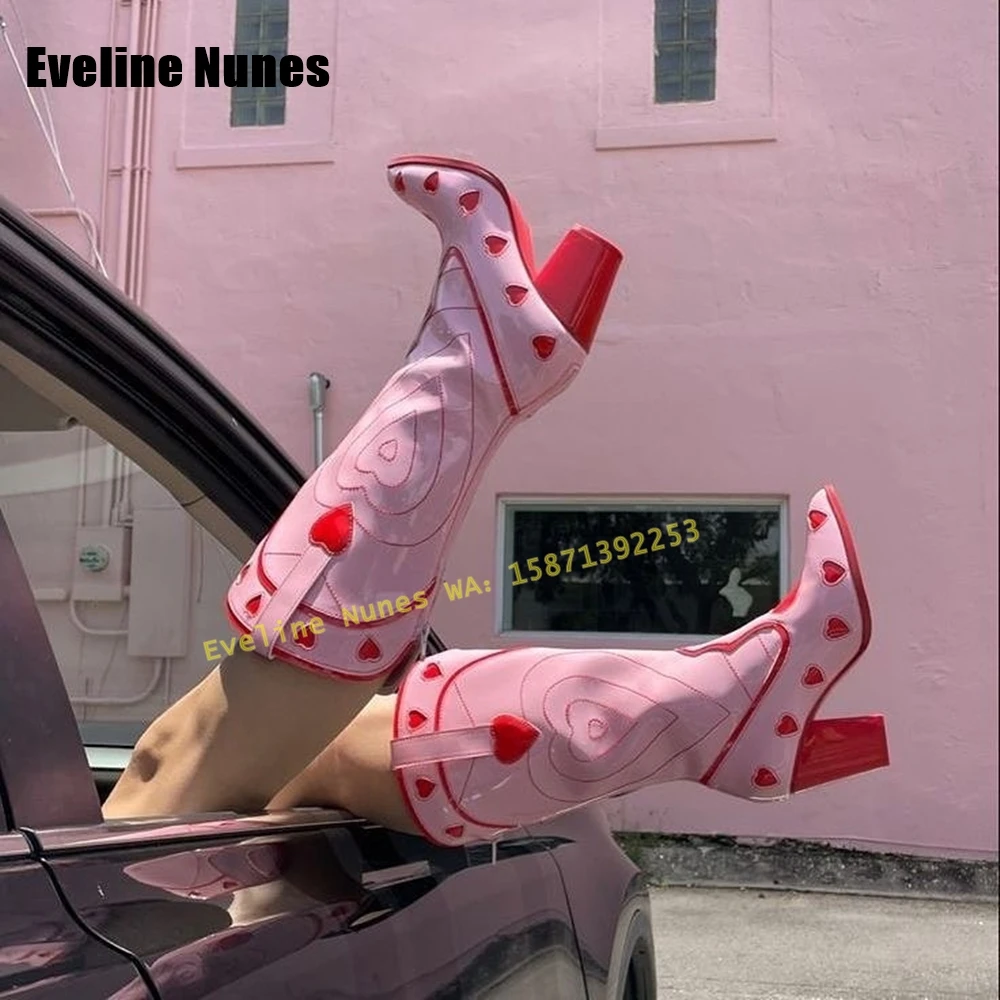 Rosa coração espaço cowgirl bo - Women'S Fashion Boots 2025 avaliação e preço