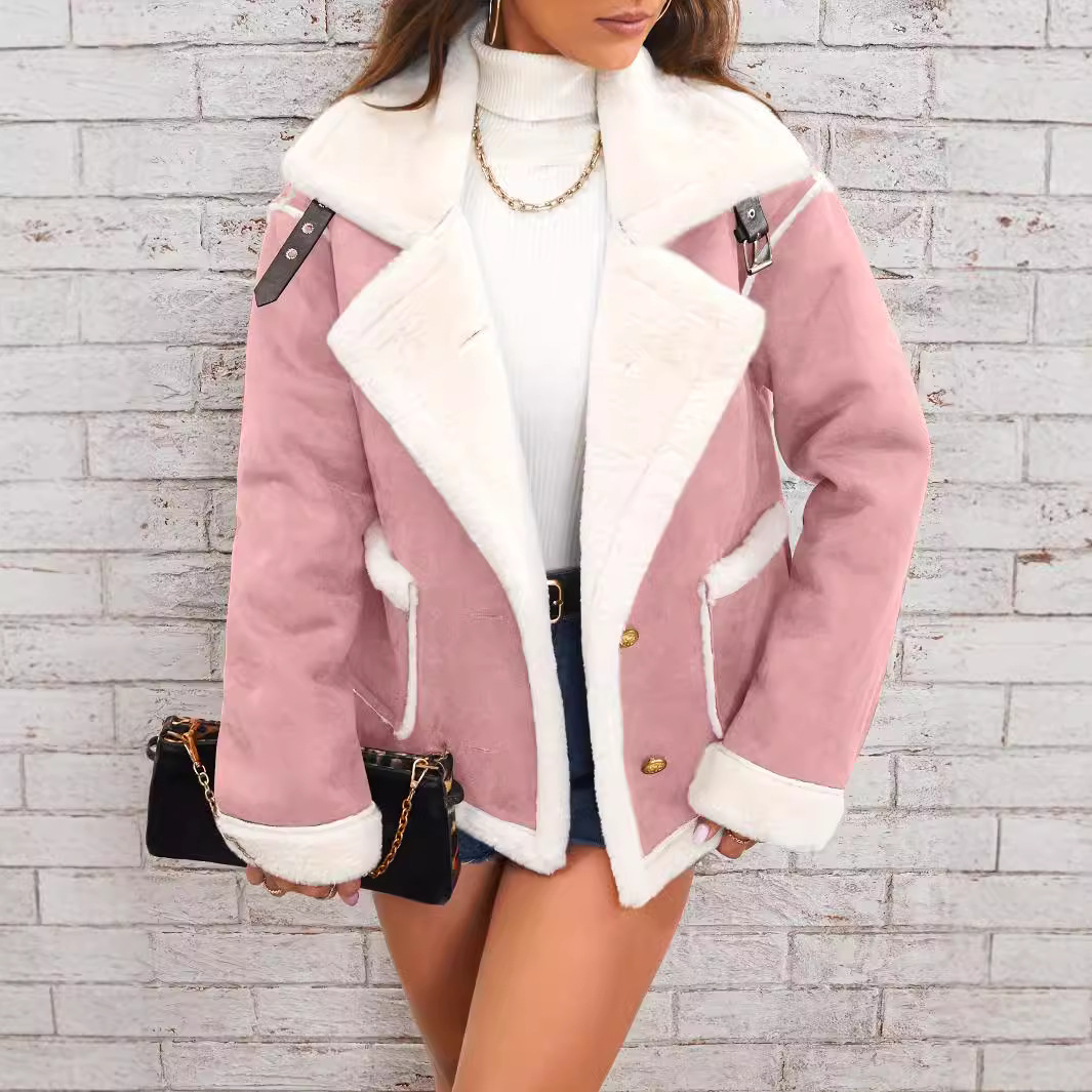 Mulheres shearling jaqueta cas - Sherpa Coat Women avaliação e preço