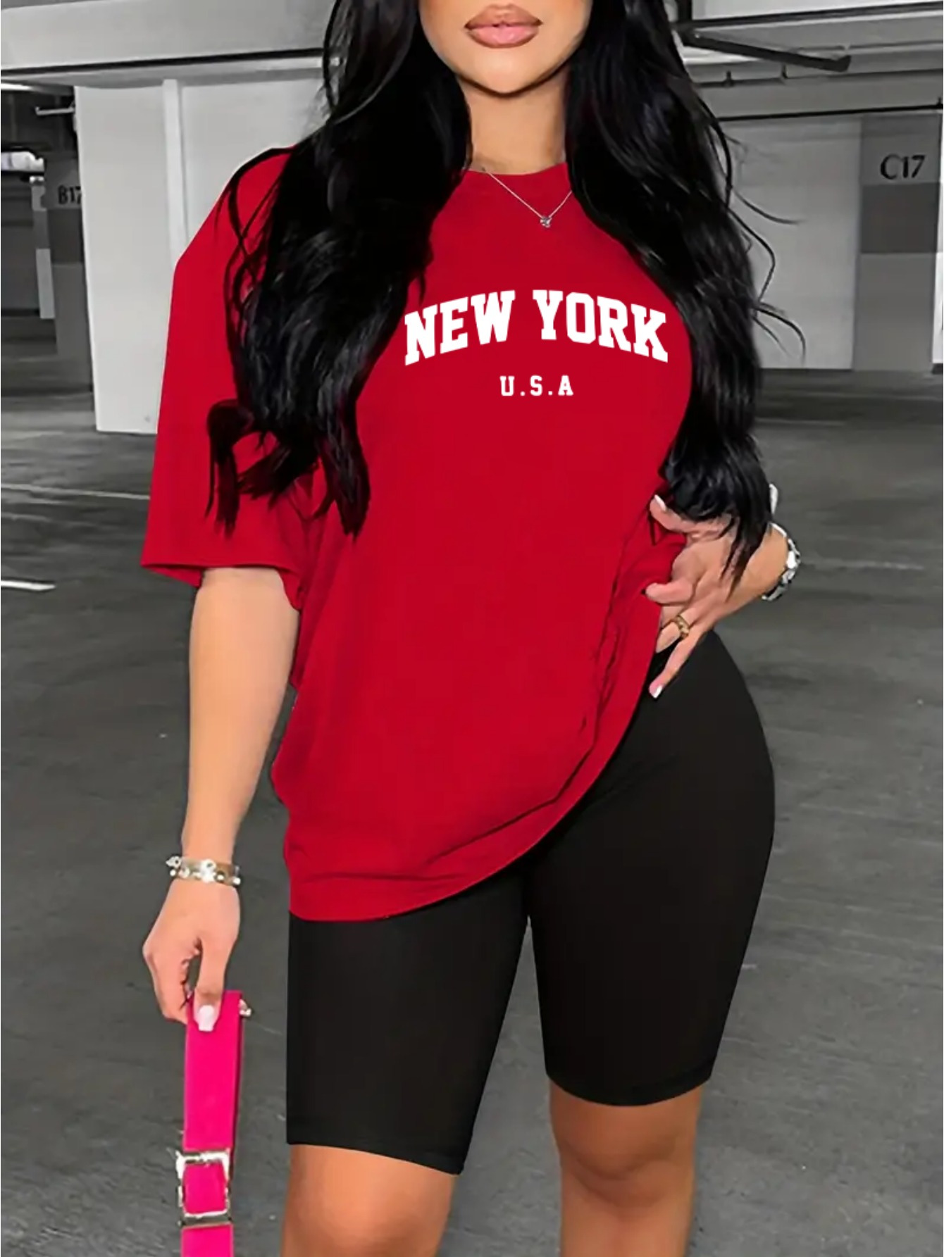 New York EUA Impressão Tshirt  - Women'S Fashion York avaliação e preço