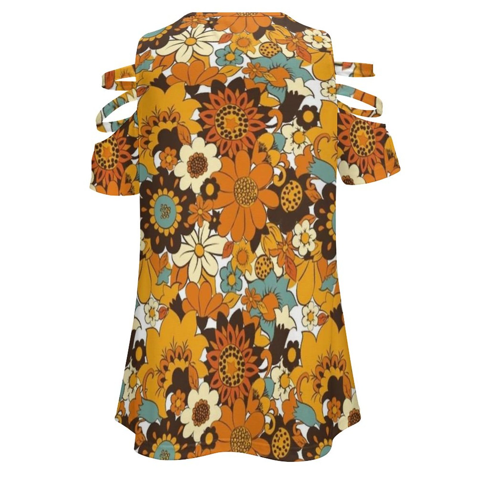 60 70S S Retro Flower Power, T - Women'S Fashion Of The 70S avaliação e preço