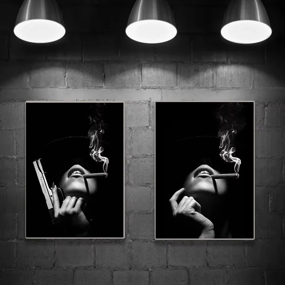 Pintura em Tela de Arte Modern - Fashion Women Picture avaliação e preço