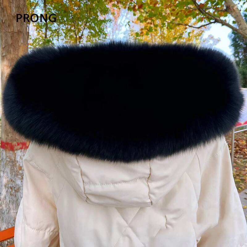 Colarinho de pele de raposa re - Women Fashion Hats avaliação e preço
