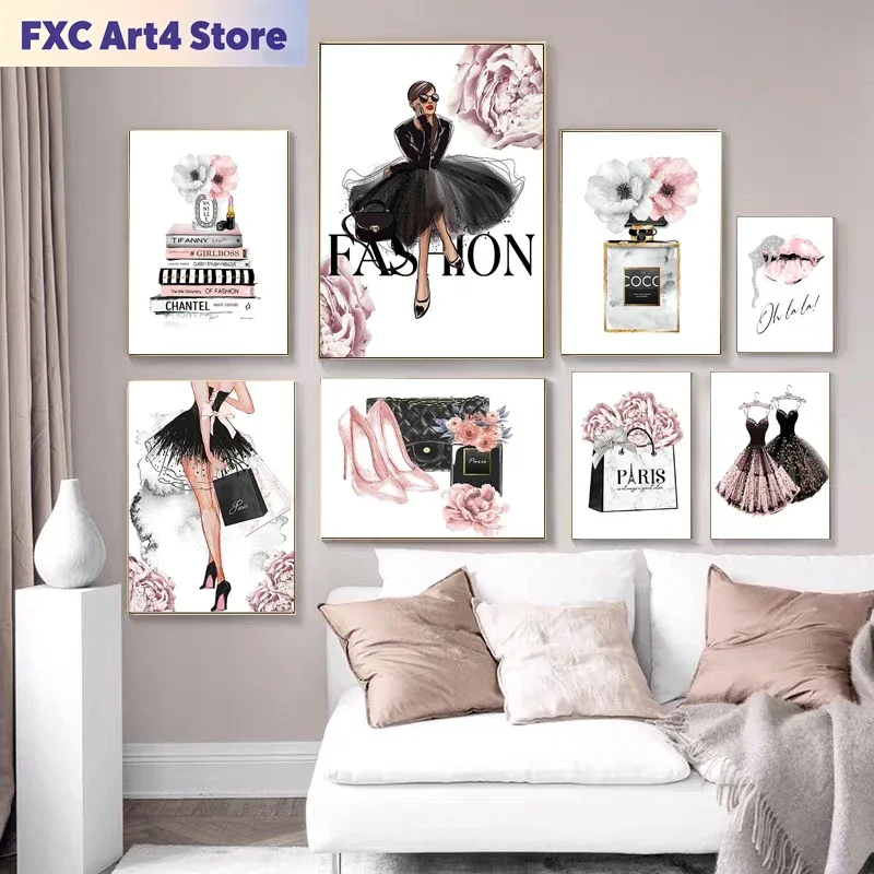 Quadros Decorativos Sem Moldur - Fashion Women Picture avaliação e preço