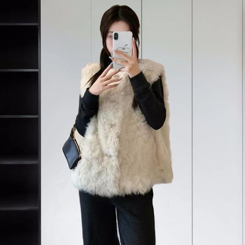 Colete Feminino de Pelo Sintét - Sherpa Coat Women avaliação e preço